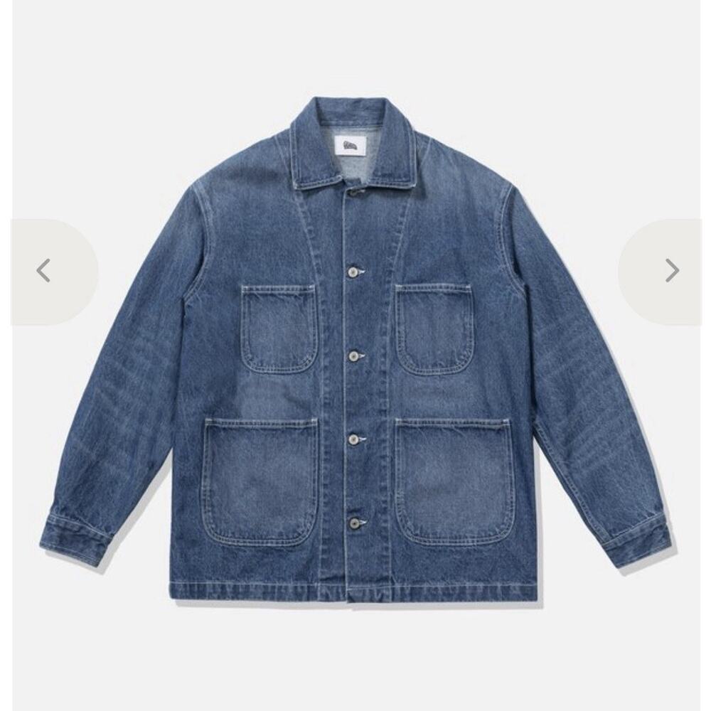 General Admission Chore Jacket Denim Blue Men’s Size Medium